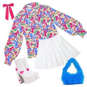 Rare vtg colorful long